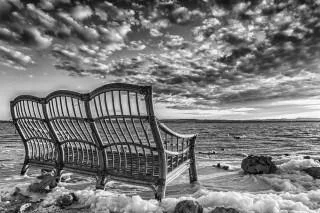 Take A Seat Black and White